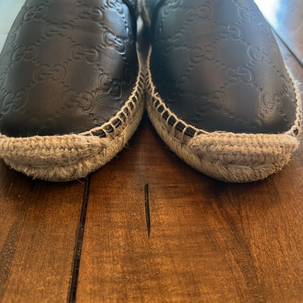 Men’s/Women’s Gucci GG Leather Espadrilles (42) - Picture 5 of 11